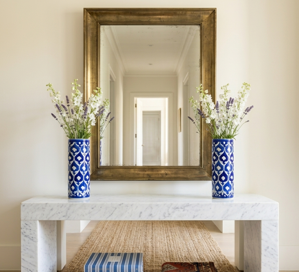 13 inch handmade blue pottery vase – tall cylindrical floral ceramic vase for home decor 13 inch handmade blue pottery vase – tall cylindrical floral ceramic vase for home decor