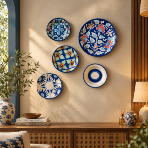 mediterranean plate wall vignette